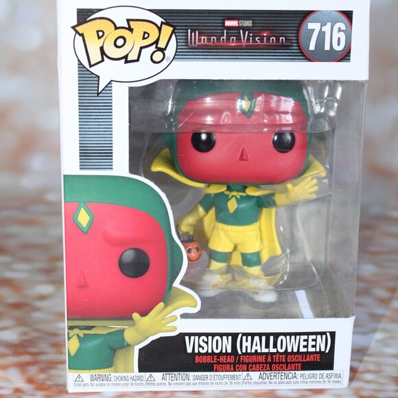 Funko Pop! Marvel Studios: WandaVision - Vision(Halloween) #716 - Picture 2 of 8
